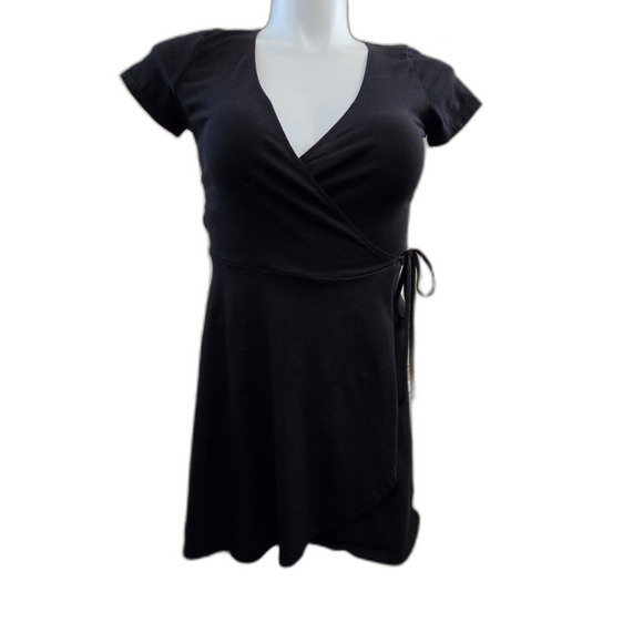 Hollister Black Small Tie Dress - NWOT - Picture 1 of 3